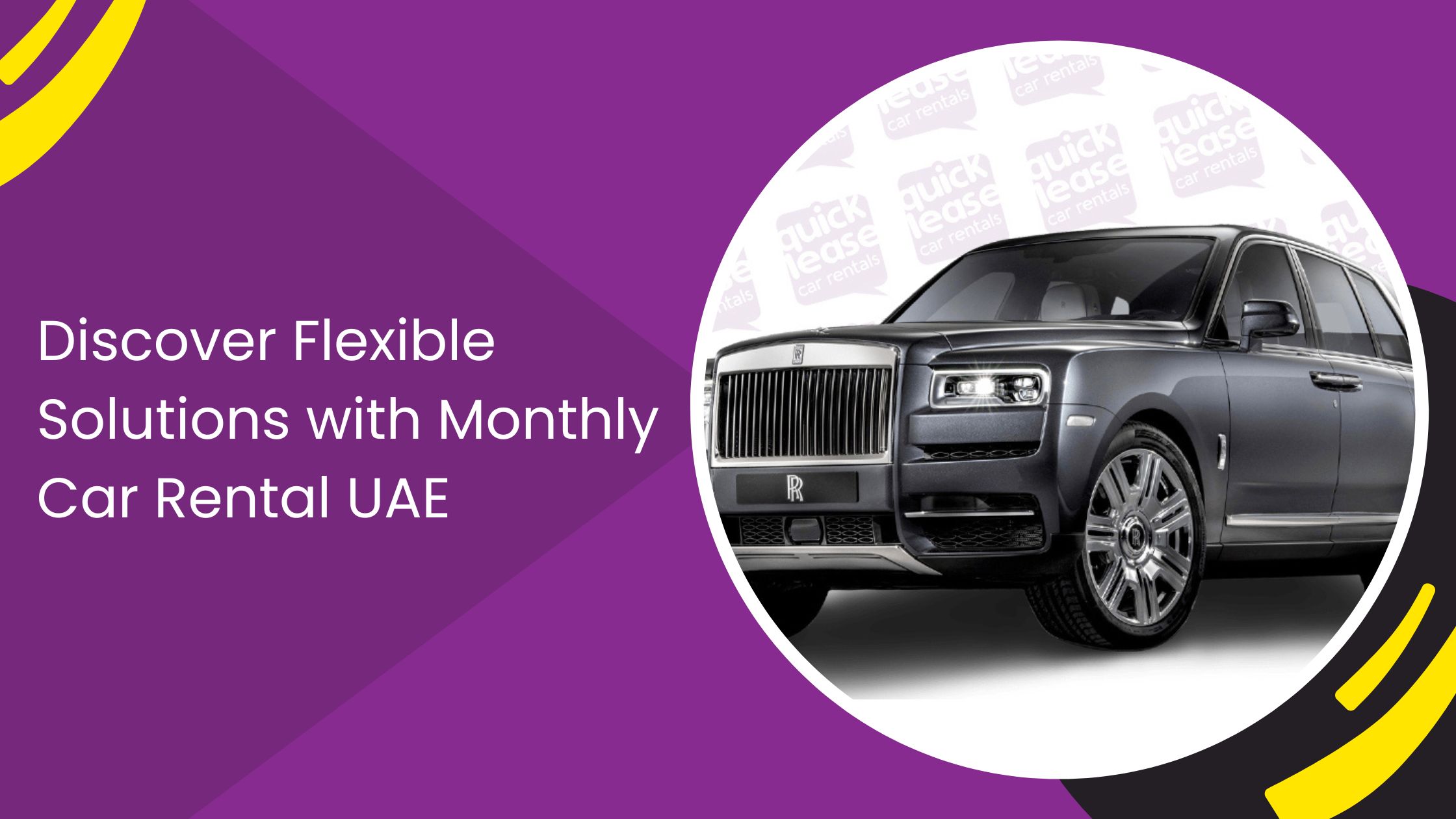 Discover Flexible Solutions with Monthly Car Rental UAE